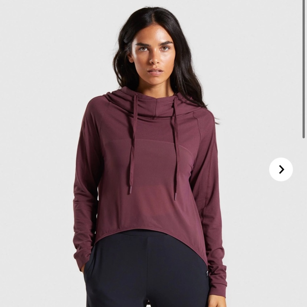 Gym shark aura hoodie wild berry color size small